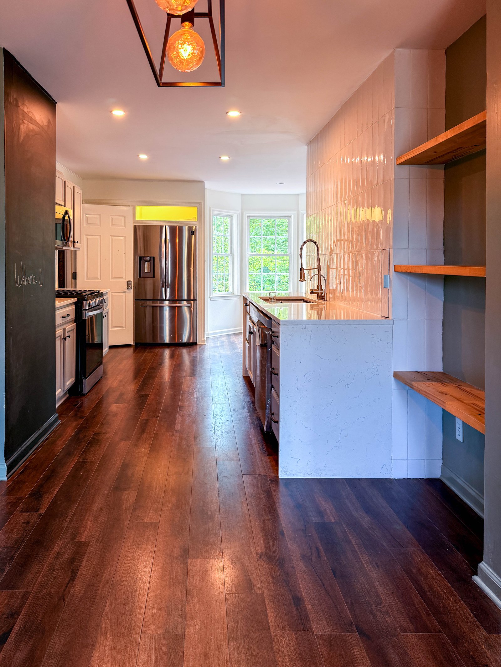 Renovated kitchen